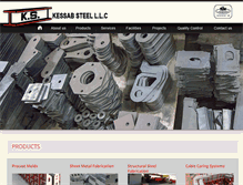 Tablet Screenshot of kessabsteel.com